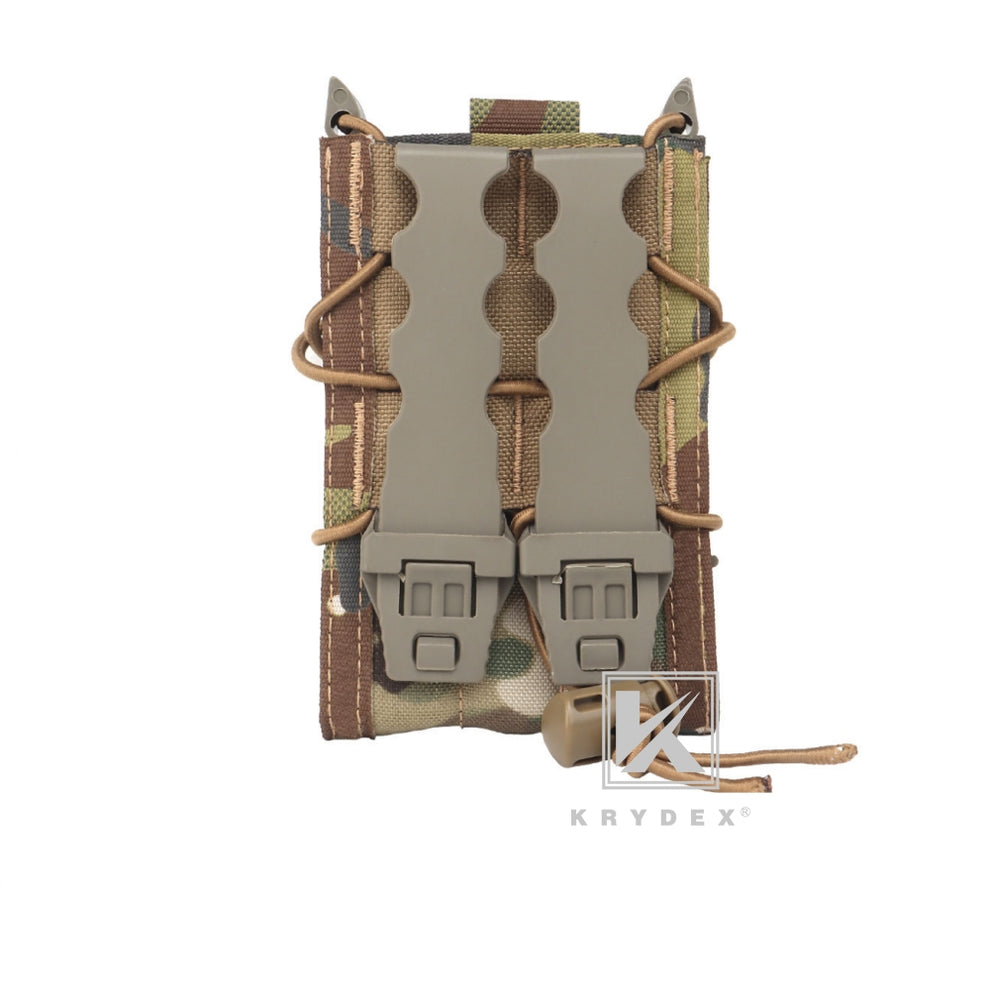 Pochette Chargeur KRYDEX 5.56 7.62 - Support Mou Avec Clip MOLLE