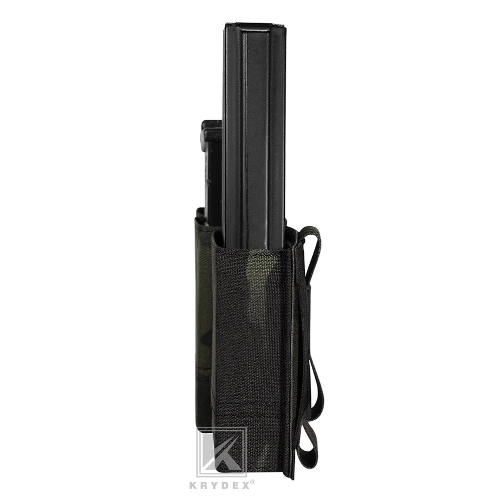 Krydex Tactical Double 9mm & 5.56 Magazine Pouch Mag Holder Duty Belt & Molle Compatible