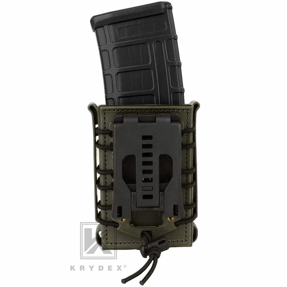 KRYDEX Soft Shell 5.56mm 7.62mm Mag Pouch Magazine Carrier with Clip