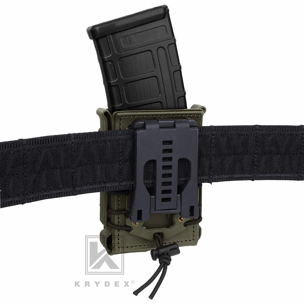 KRYDEX Soft Shell 5.56mm 7.62mm Mag Pouch Magazine Carrier with Clip