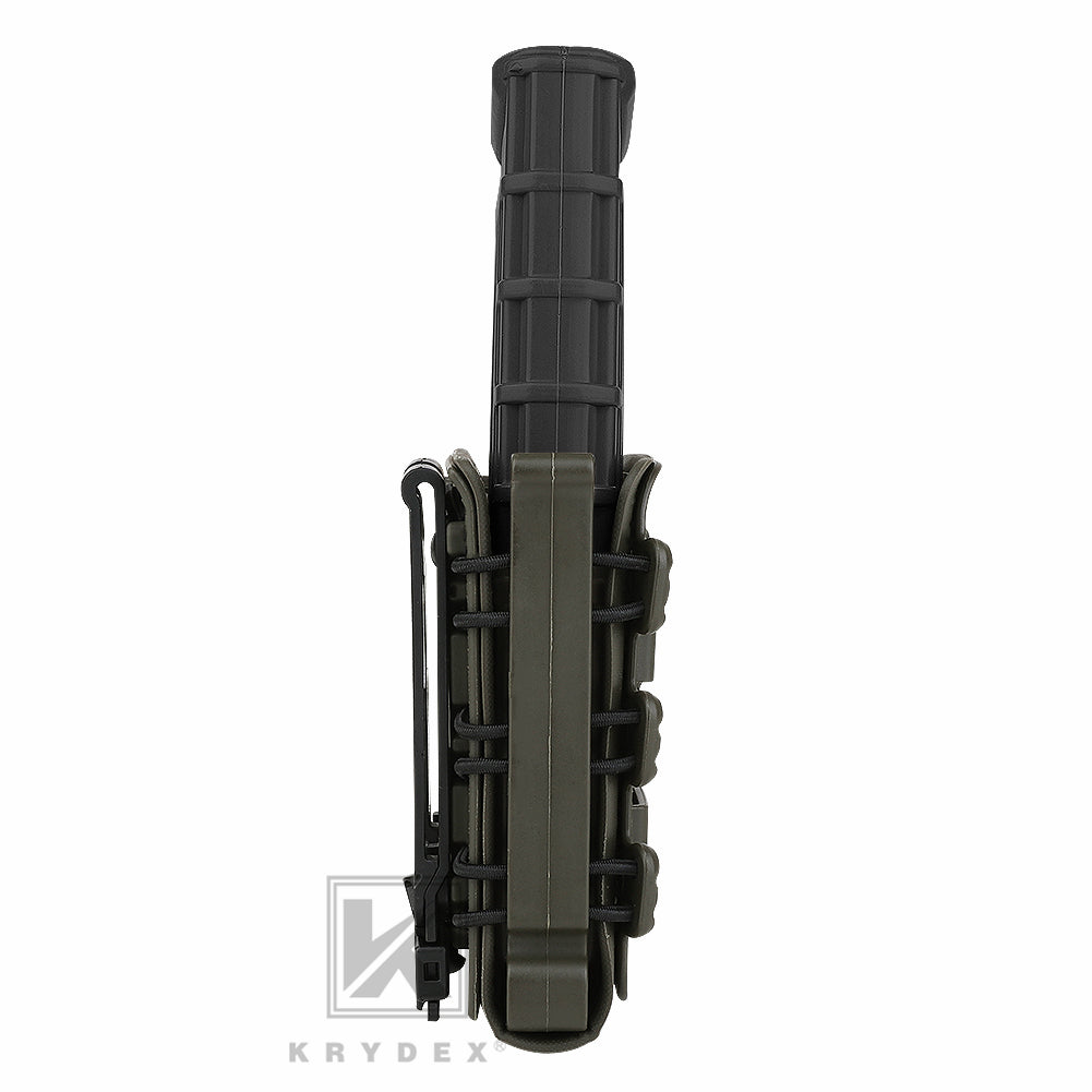 KRYDEX Soft Shell 5.56mm 7.62mm Mag Pouch Magazine Carrier with Clip