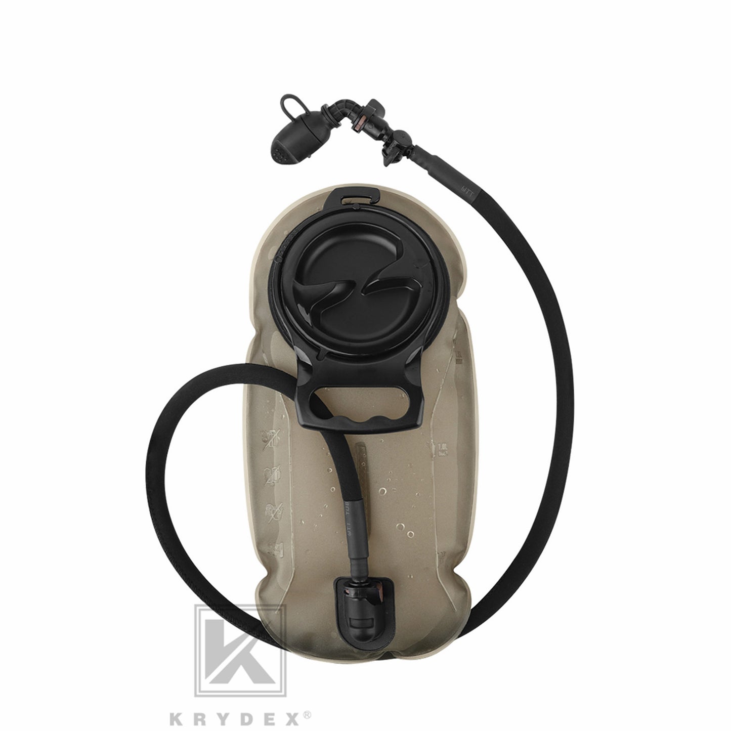 Krydex Tactical Hydration Pack 1.5L 50oz Water Bladder Carrier MOLLE for vest Hydro Backpack