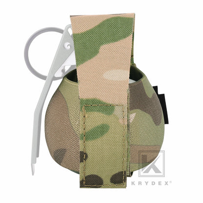 Krydex Tactical Elastic Frag Grenade Pouch MOLLE PALS & Belt system