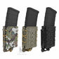 KRYDEX Tactical 5.56 7.62 Mag Pouch MOLLE Magazine Holster Carrier Hard Shell