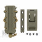 KRYDEX Tactical 9mm Pistol Mag Pouch MOLLE/Belt Clip Magazine Carrier Hard Shell
