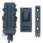 KRYDEX Tactical 9mm Pistol Mag Pouch MOLLE/Belt Clip Magazine Carrier Hard Shell