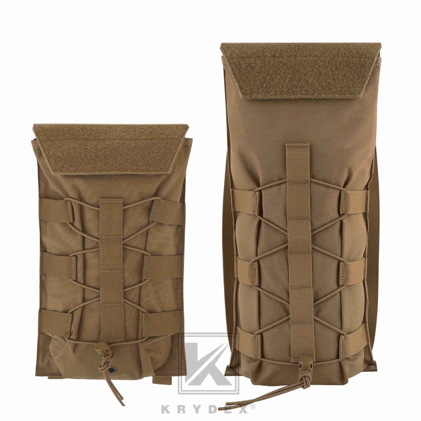 Krydex Tactical MOLLE Hydration Pack 100 oz Carrier 3L Water Bladder Pouch Modular Pack Bag