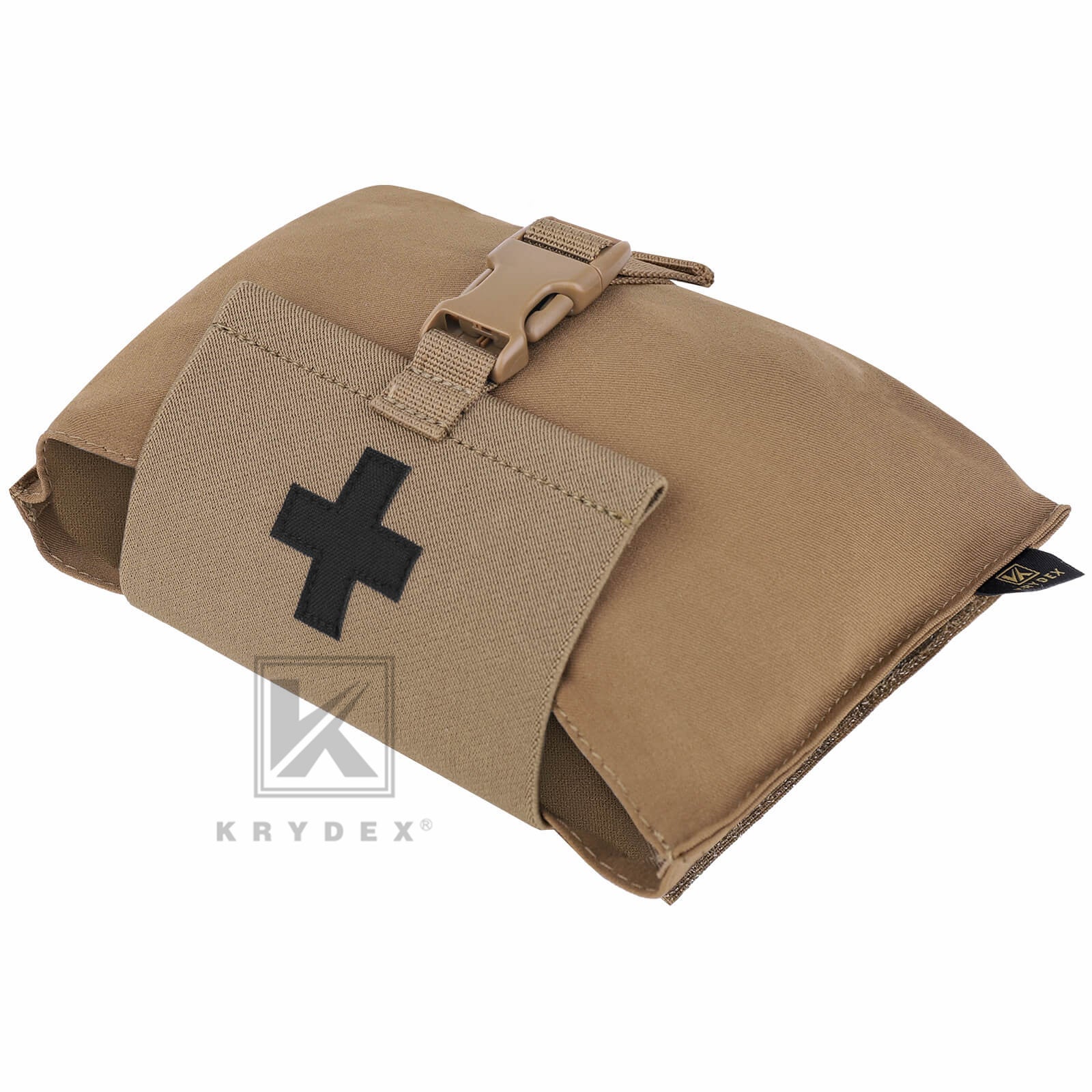 KRYDEX Tactical Rip Away Blow Out Med Pouch - IFAK / EMT Pouch For MOLLE & Belt - 500D Nylon