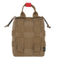 Krydex Tactical Tear Off Medical Pouch IFAK EMT Trauma Kit Pouch Rip Away First Aid Organizer MOLLE / Belt Compatible