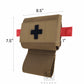 Krydex Tactical Micro Trauma Pouch MED IFAK Kit First Aid Insert Medical Holder Removable Tourniquet Holder MOLLE & Belt Compatible