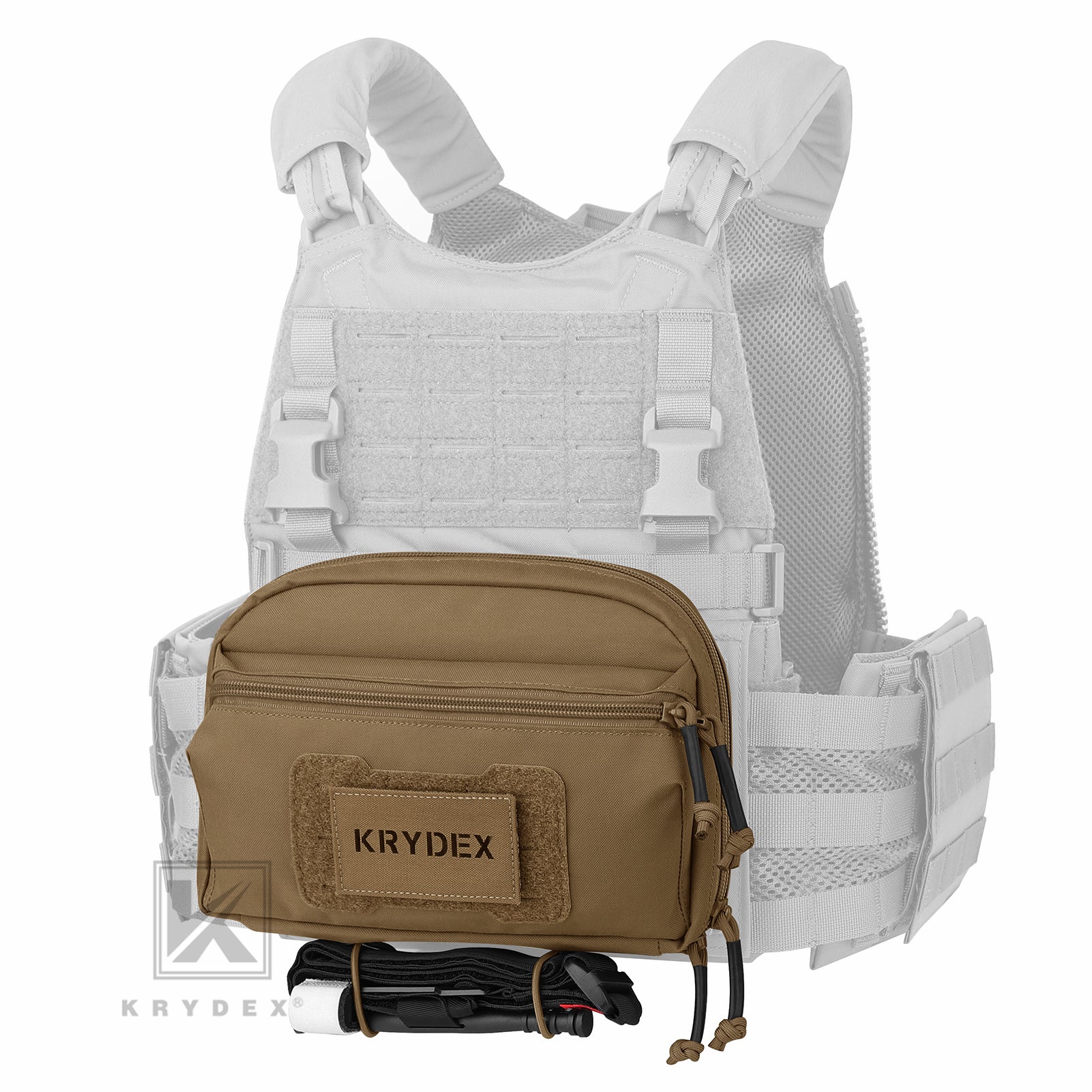 KRYDEX Headrest MOLLE Panel - Tactical Vehicle Storage KRYDEX Headrest MOLLE Panel - Tactical Vehicle Storage