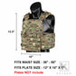 KRYDEX Tactical Plate Carrier Heavy Duty Modular MOLLE Vest