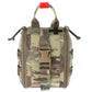 Krydex Tactical Tear Off Medical Pouch IFAK EMT Trauma Kit Pouch Rip Away First Aid Organizer MOLLE / Belt Compatible