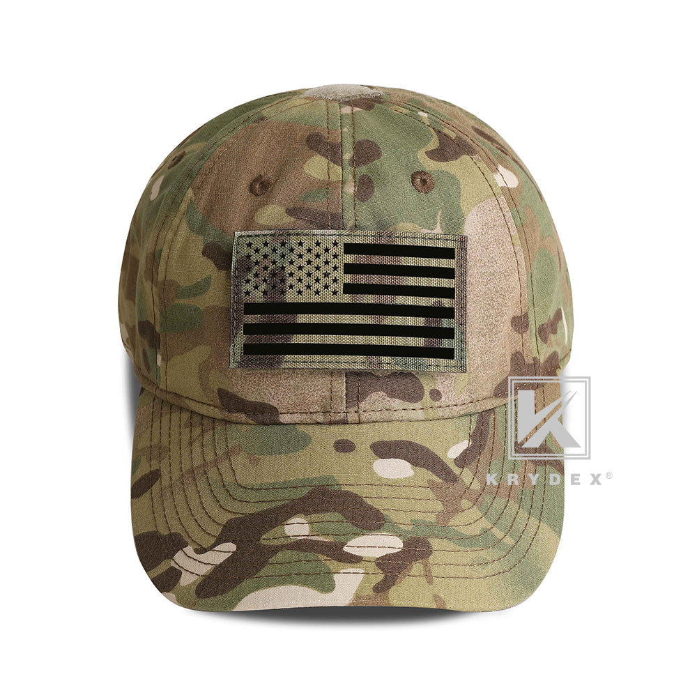 KRYDEX Baseball Cap Army Tactical Airsoft Adjustable Hunting Fishing Outdoor Visor Sun Hat