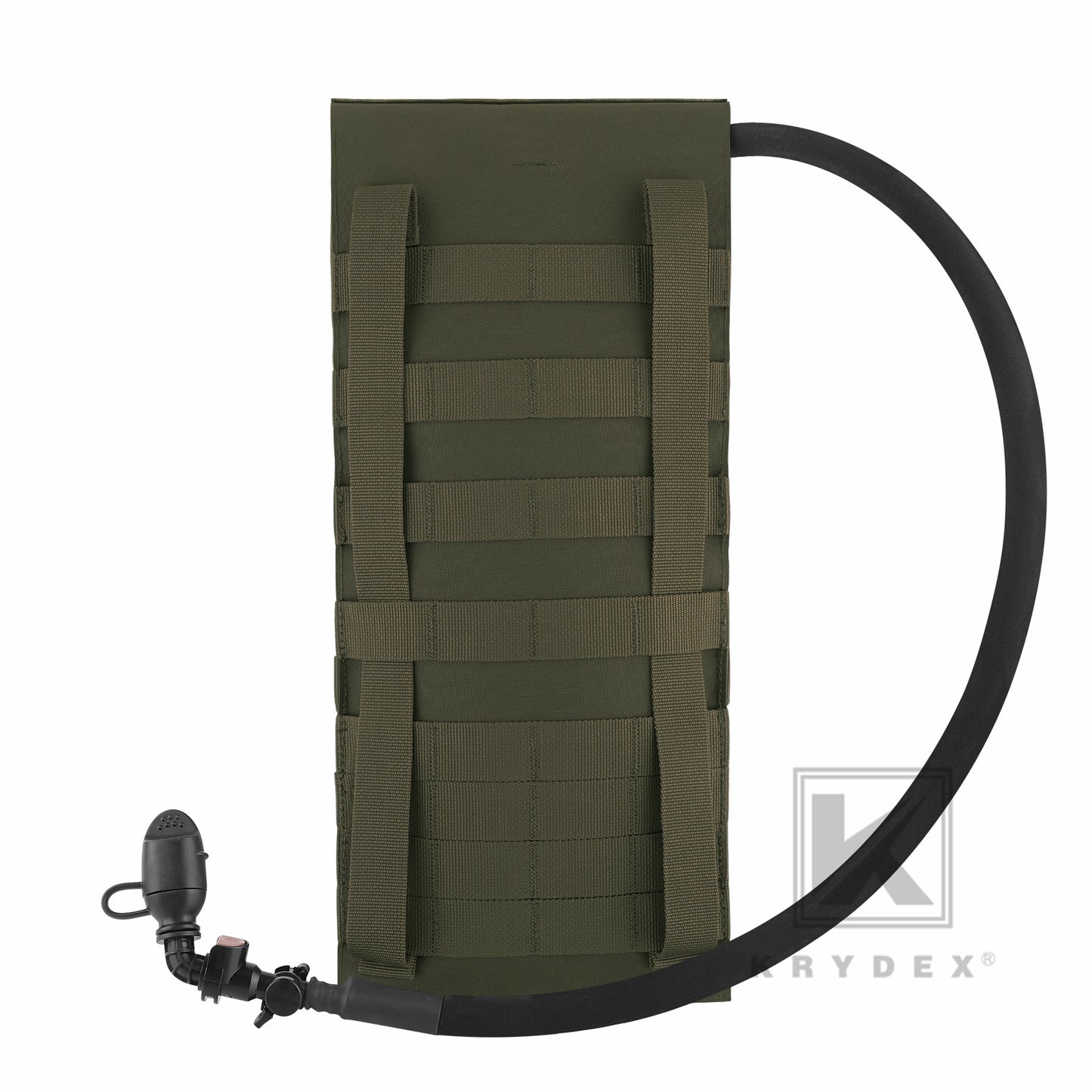 Krydex Tactical MOLLE Hydration Pack 100 oz Carrier 3L Water Bladder Pouch Modular Pack Bag