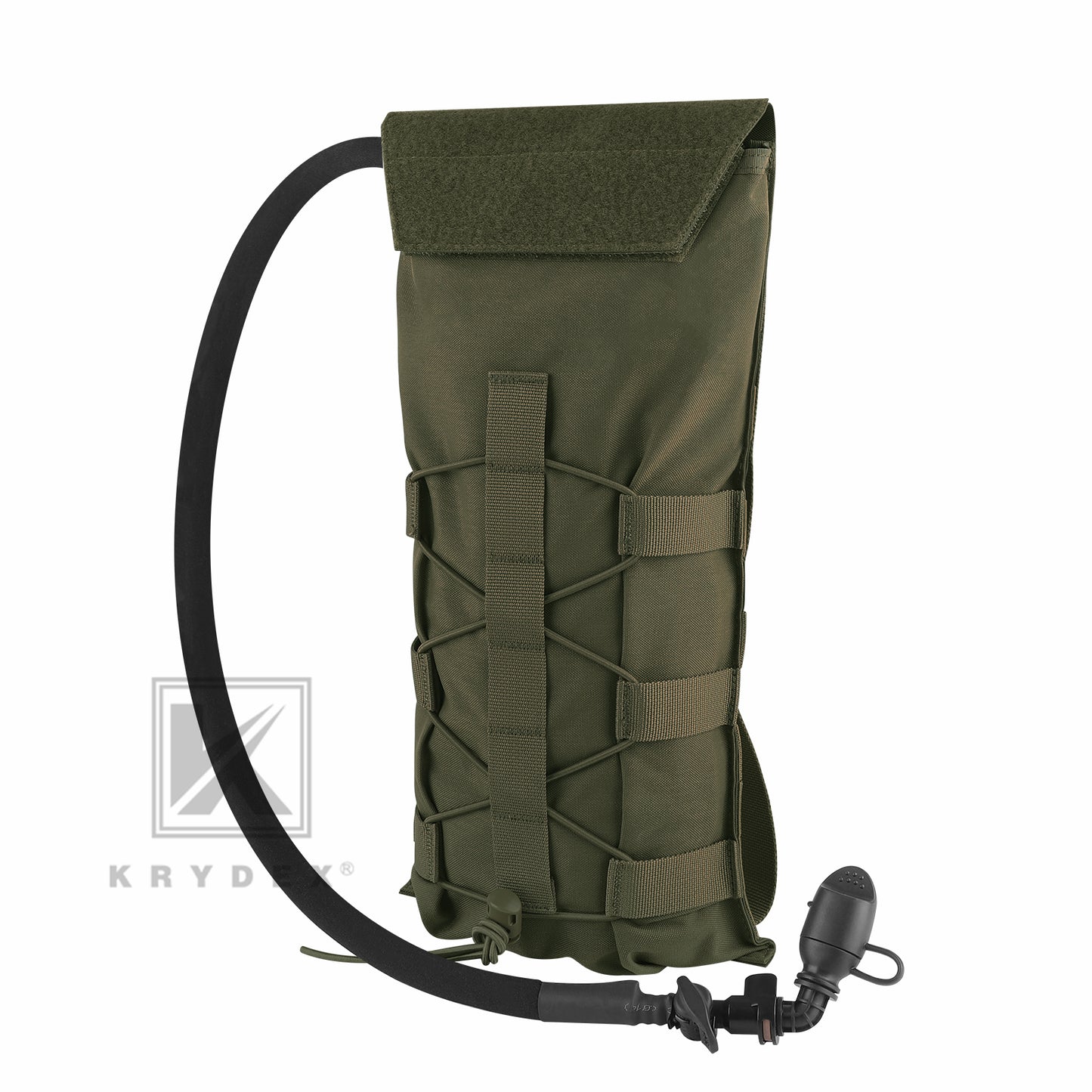 Krydex Tactical MOLLE Hydration Pack 100 oz Carrier 3L Water Bladder Pouch Modular Pack Bag