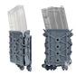 KRYDEX Tactical 5.56 7.62 Mag Pouch MOLLE Magazine Holster Carrier Hard Shell