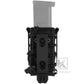 KRYDEX Soft Shell 9mm Pistol Mag Pouch Magazine Carrier Holder with Belt Clip Short