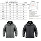 KRYDEX Tactical Jacket Mens Waterproof Coat Soft Shell Work Windbreaker Jacket