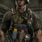 KRYDEX Tactical 9mm Pistol & 5.56 7.62 Mag Magazine Pouch MOLLE Clip Hard Shell