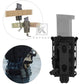 KRYDEX Soft Shell 9mm Pistol Mag Pouch Magazine Carrier Holder with Belt Clip Short