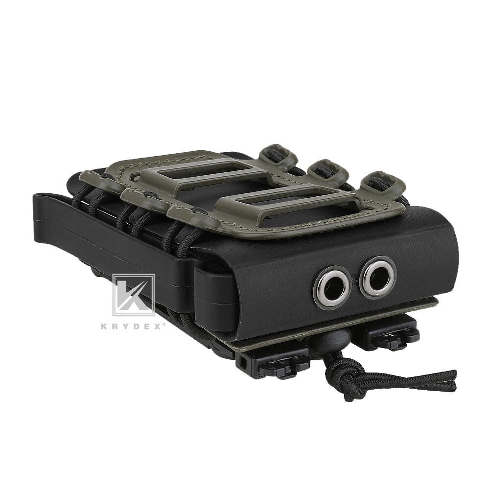 KRYDEX Soft Shell 5.56mm 7.62mm Mag Pouch Magazine Carrier with Clip