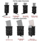 KRYDEX Soft Shell 9mm Pistol Mag Pouch Magazine Carrier Holder with Belt Clip Short
