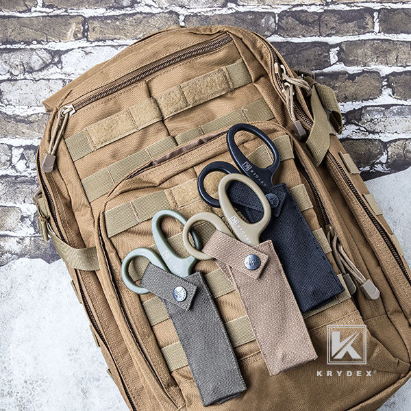 KRYDEX Tactical Medical Shears Pouch Pack & Medical Shears