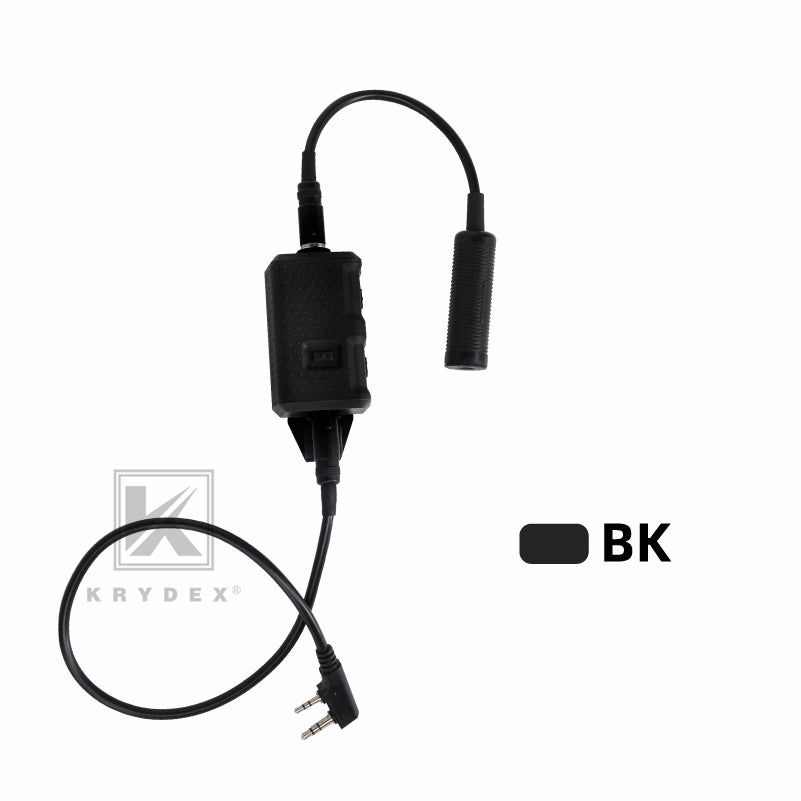 KRYDEX FCS Tactical Headset Comtac III RAC Radio Connector