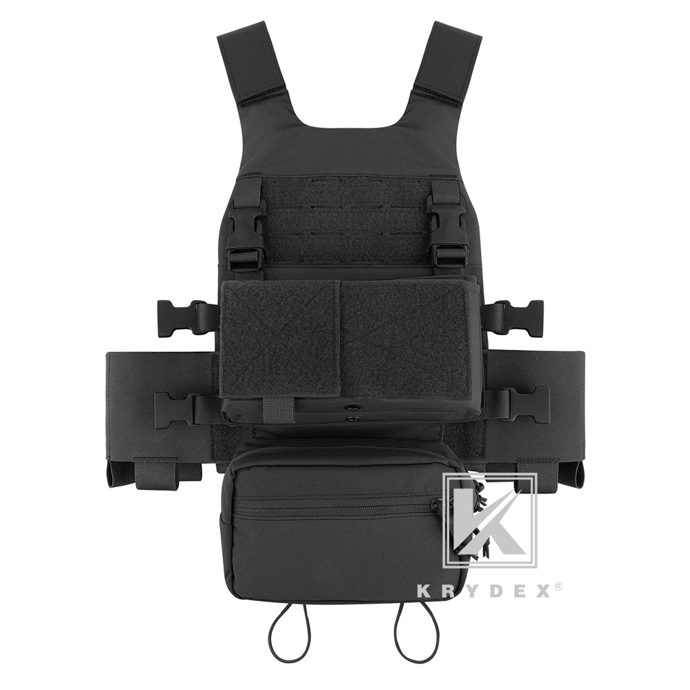 KRYDEX Low Vis Slick Plate Carrier Tactical Vest Body Armor Chest