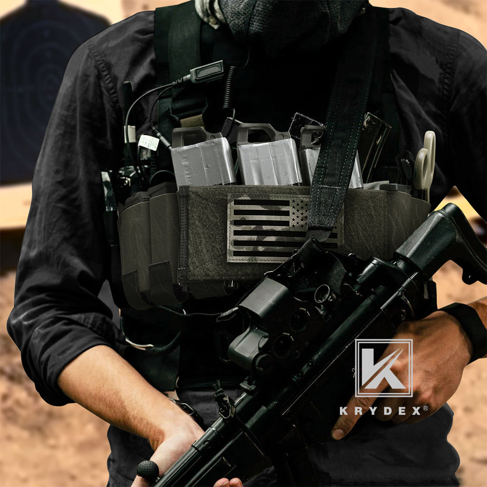 KRYDEX Tactical 5.56 Ready Rig Low Vis Chest Rig Elastic