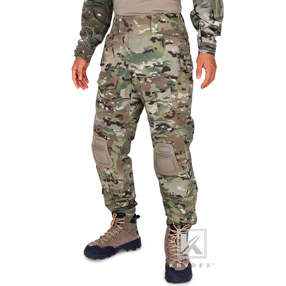 KRYDEX G3 Combat Pants Army Military Tactical Cargo Trousers With Knee Pads Gen3