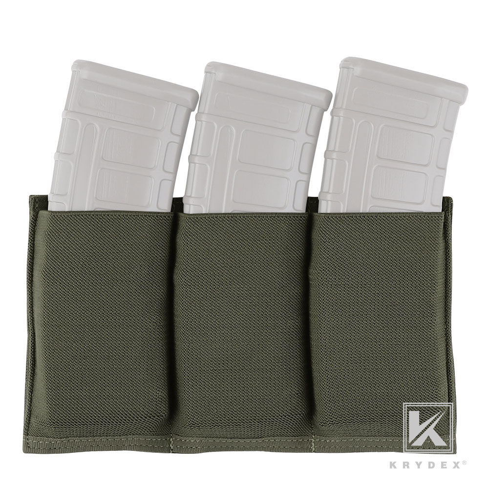 Hunting Chest Rig KRYDEX Spiritus Style 7.62 HK Magazine Insert 7.75*4" Elastic Built-in Double Magazine Holder For Micro Fight MK3 MK4 Chest Rig Double Mag Pouch - Foto 2