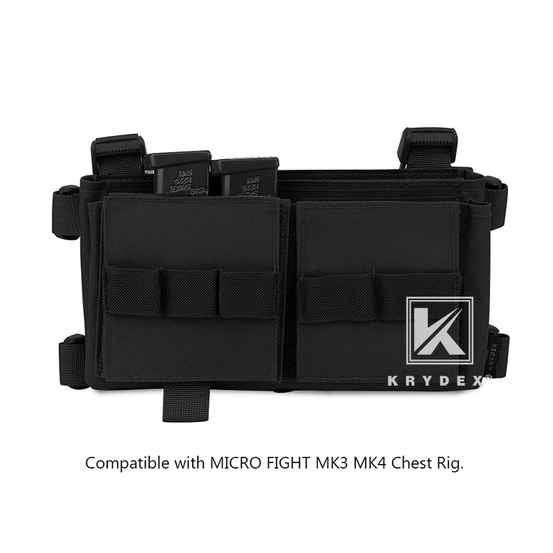 KRYDEX Pistol Double Magazine Insert Pouch