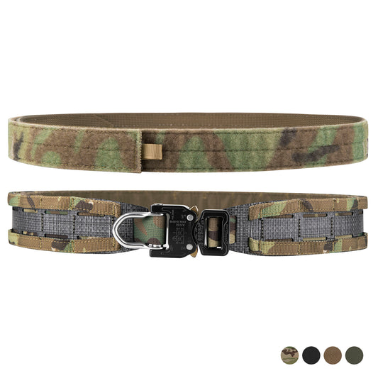 KRYDEX Quick Release Rigger MOLLE Belt 1.75 Inch Inner & Outer Tactical  Heavy Duty Belt, Coyote Brown+black, Small, Game Belts & Bags -   Canada