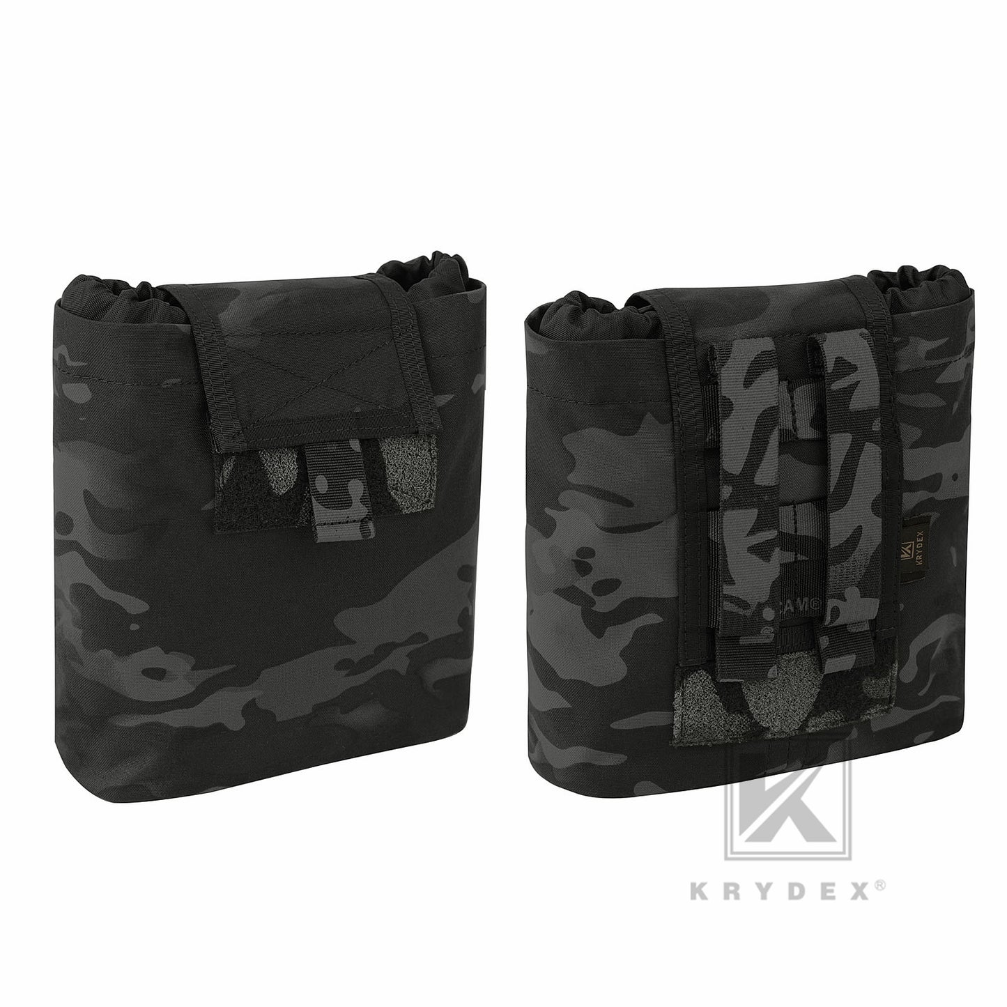 KRYDEX Tactical Molle ROLL-UP Ammo Magazine Dump Pouch Mag Recovery Foldable Utility Pouch