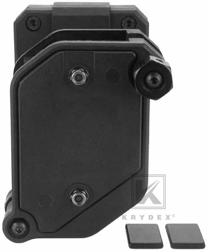 KRYDEX IPSC USPSA IDPA 3-Gun Shooting Belt & 4 pcs Speed Pistol Mag Pouches
