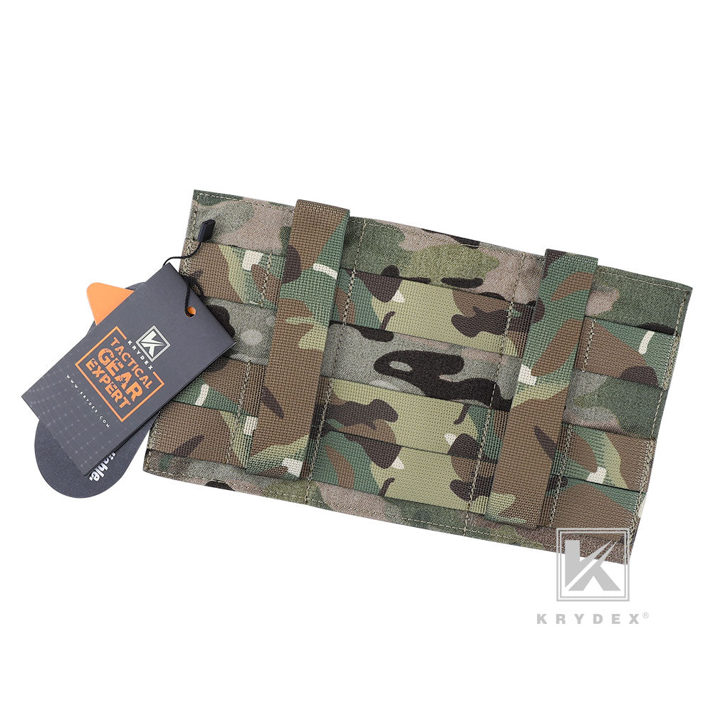 KRYDEX Porta Caricatori Triplo Tattico – Placard Kydex Per 3 Caricatori 5.56 (MOLLE / Clip Rapida)