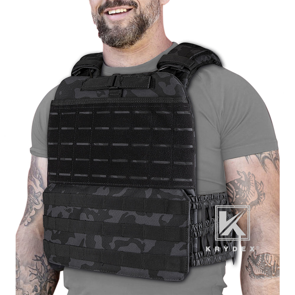 KRYDEX Tactical Weight Vest Gym Fitness Adjustable Weighted Training Workouts Running
