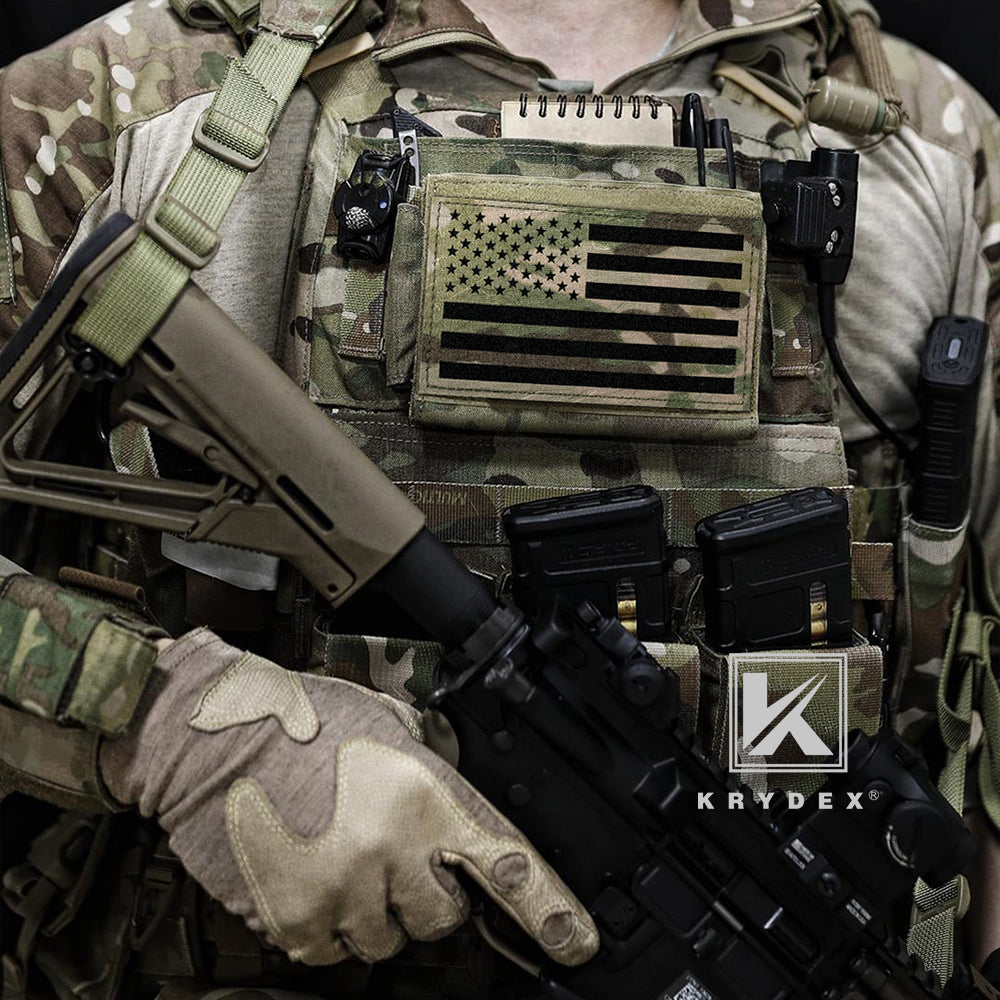 KRYDEX USA Flag IR Tactical Patch 5" x 3"