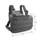 KRYDEX Tactical Concealed Molle Recon Kit Combat Chest Rig Bag Pack Vest Multi-Purpose Outdoor EDC Tool Pouch