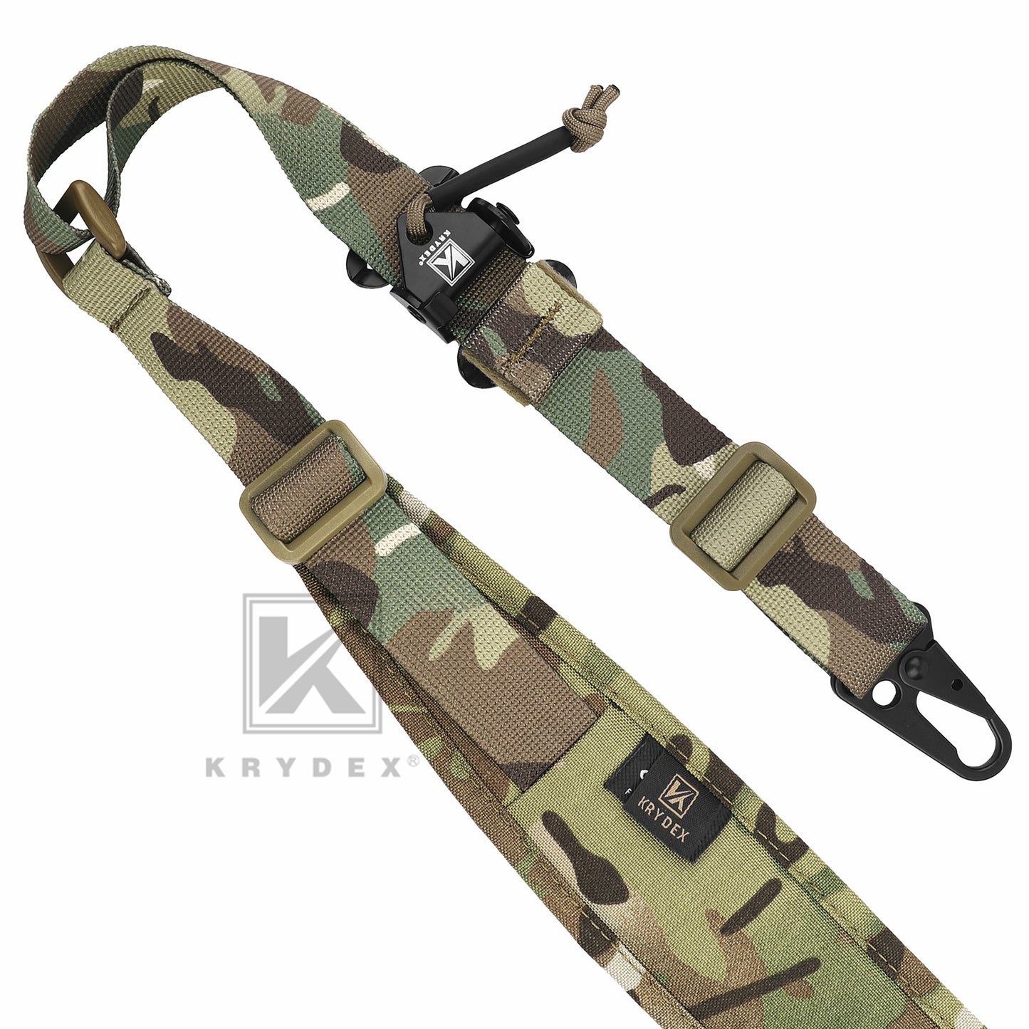 KRYDEX Modular Sling 2 / 1 Point Padded Tactical Shooting Sling Durable