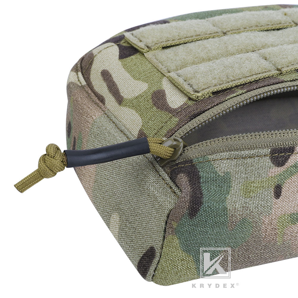 KRYDEX Tactical Dangler Pouch Abdominal Carrying General Purpos Fanny Pack Storage Tool Organizer Utility Bag for Armor Plate Carrier Vest