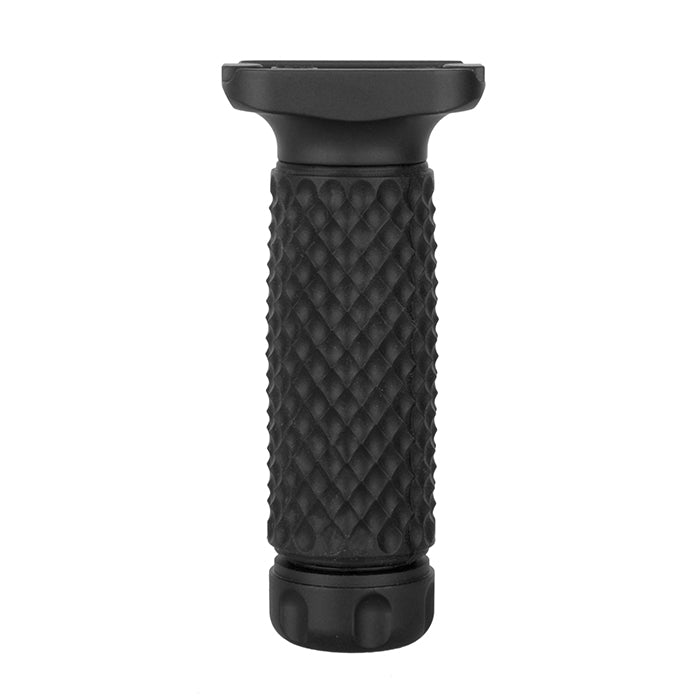 Tactical KeyMod GolfBall Pattern ForeGrip Aluminum Long Vertical Grip w/ Storage
