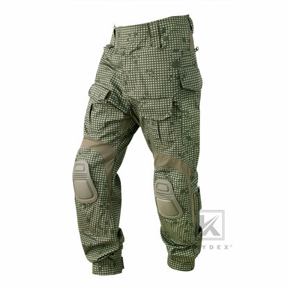 KRYDEX Combat Pants Tactical Cargo Trousers With Knee Pads