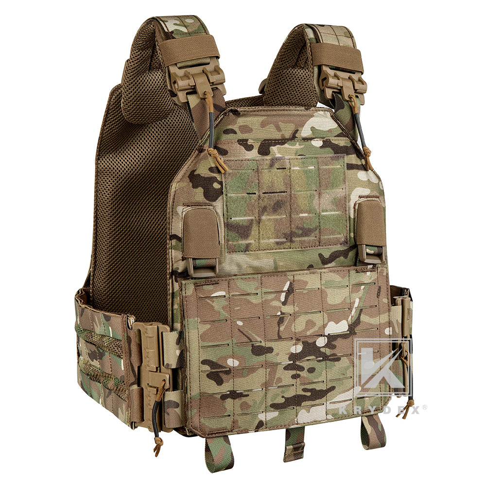KRYDEX Tactical Plate Carrier Vest Laser Cut MOLLE Quick Release KRYDEX Tactical Plate Carrier Vest Laser Cut MOLLE Quick Release