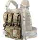 TS TAC-SKY V5 PC Tactical Back Panel Double Bag Zip-up Airsoft Gears Storage for FCPC V5 Plate Carrier Hunting Vest (Color : RG, Size : One Size TS TAC-SKY V5 PC Tactical Back Panel Double Bag Zip-up Airsoft Gears Storage for FCPC V5 Plate Carrier Hunting Vest (Color : RG, Size : One Size