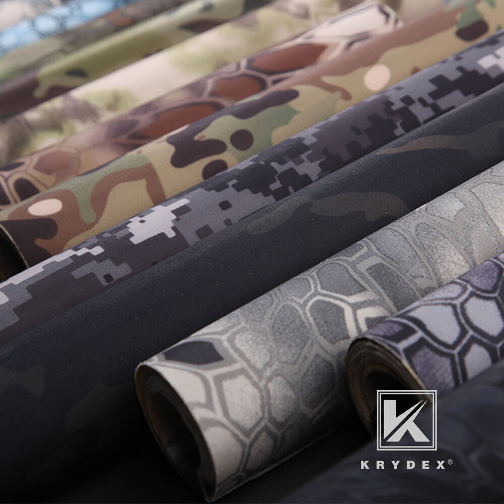 KRYDEX Camouflage Sticker Tactical Army Camo Elastic Cloth DIY Tape Wrap Decal