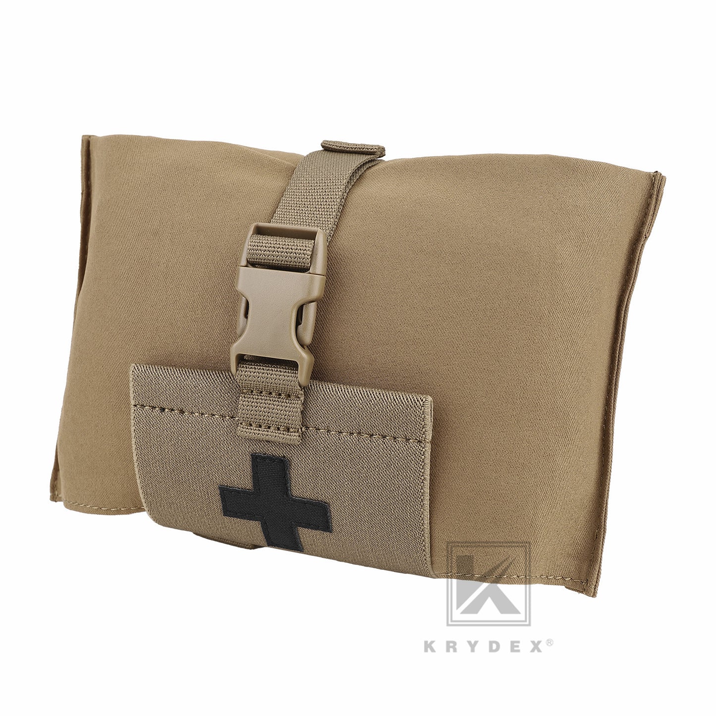 KRYDEX Tactical Stretch Small Blow Out Medical Pouch MOLLE & Belt Quick Release Medic Bag