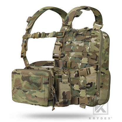 Tactical Chest Rig Bag Front Pack Vest Hip Hop Streetwear Black Harness  Pouch | eBay